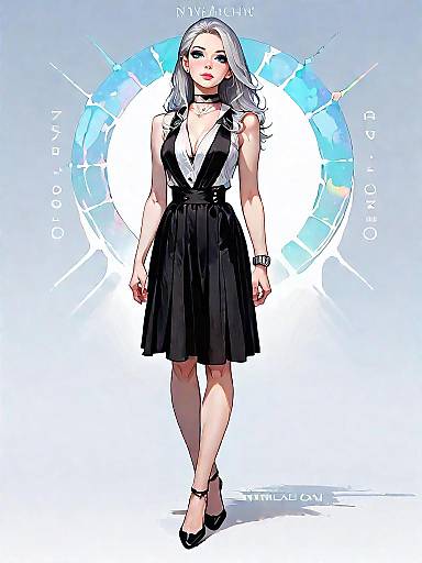 Chic Comic-Inspired Fashion Illustration