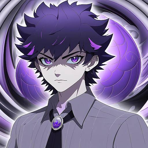 Illustration of Amethio (pokemon), pokemon in the style of Amogan