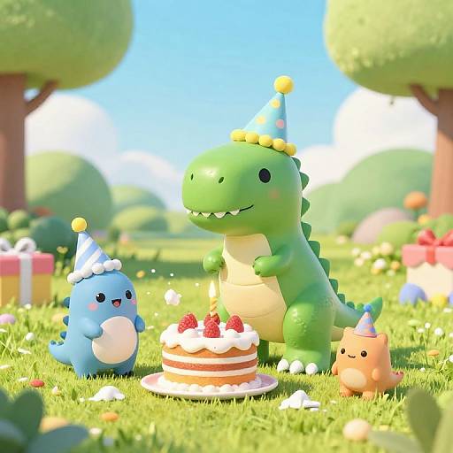 Pixar-Style Dinosaur Birthday Bash