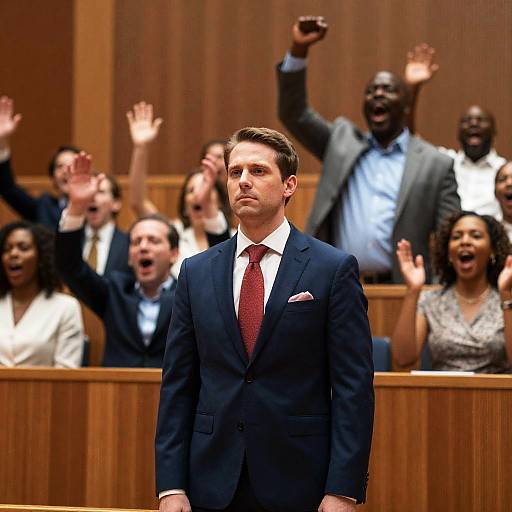 Diverse Group in Enthusiastic Auditorium