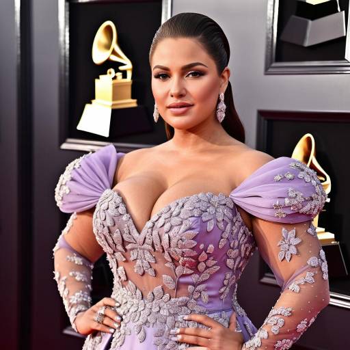 Glamorous Pop Star at the Grammys Glamorous Pop Star at the Grammys
