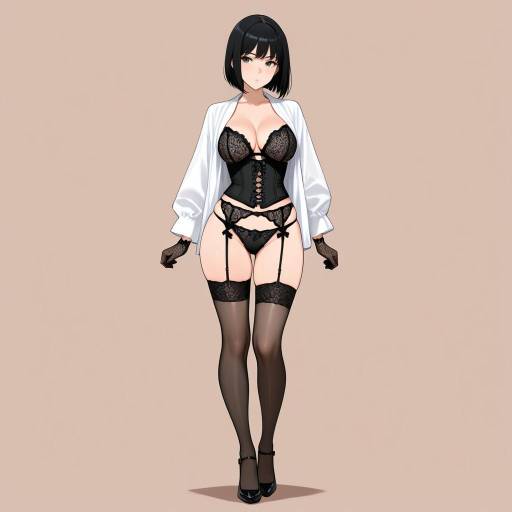 Elegant Minimalist Fashion Portrait of a Woman Elegant Minimalist Fashion Portrait of a Woman