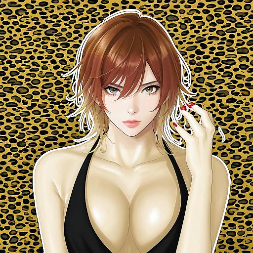 Illustration of Aketa mikoto, idolmaster in the style of Gatau