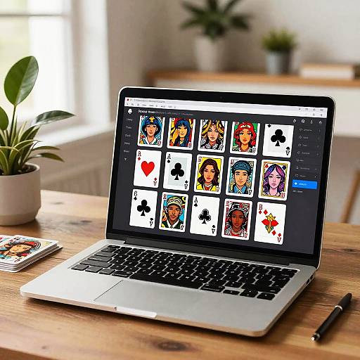 Custom Playing Card Maker Interface