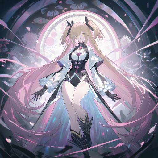 Illustration of Anthony (madoka magica), mahou shoujo madoka magica in the style of Echj