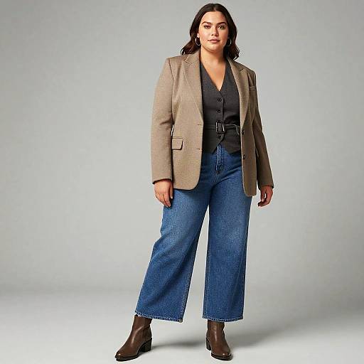 Plus-Size Chelsea Boots Editorial Outfit