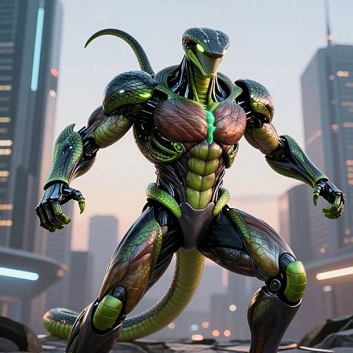 Venommuscle Biomechanical Superhero