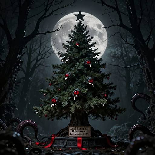 Menacing Monstrous Christmas Tree