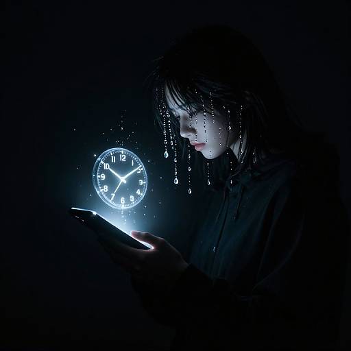 Ethereal Surreal Timepiece Illumination