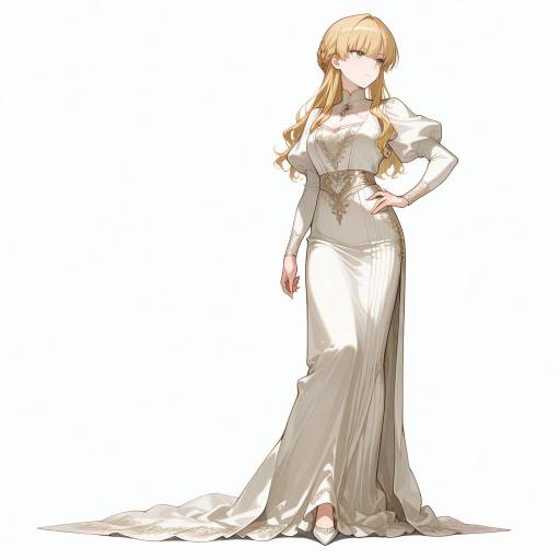 Elegant Woman with Dreamy Aesthetic Elegant Woman with Dreamy Aesthetic