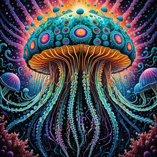 Surreal Cosmic Jellyfish Entity