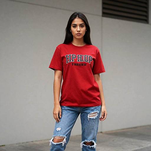 Vintage Hip Hop Style Woman