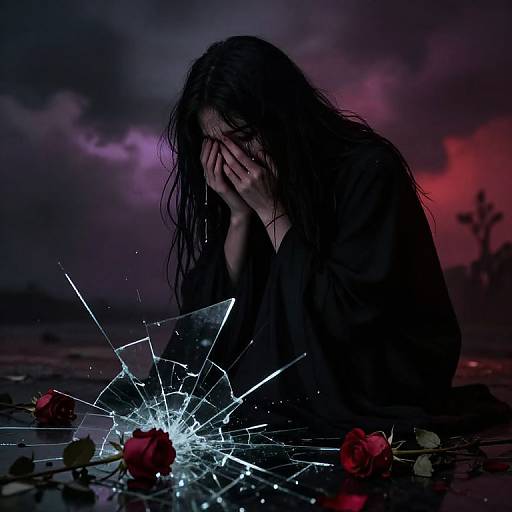 Surreal Dark Heartbreak Art