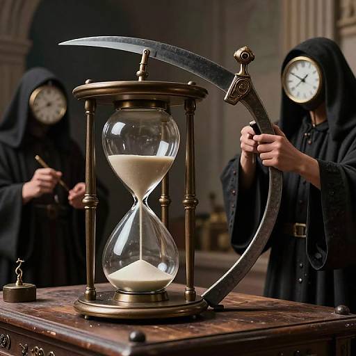 Hourglass Scythe of Time's Future