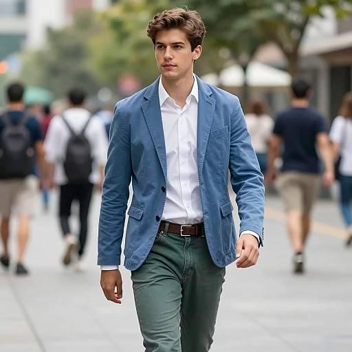 Stylish Male in Casual Blazer Outfit