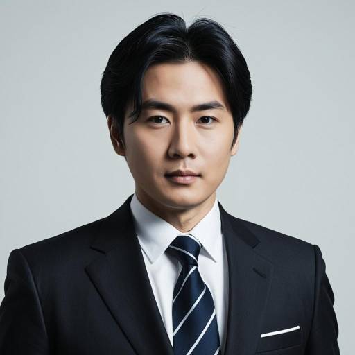 Middle-aged Korean Businessman Portrait