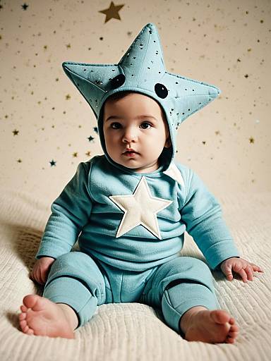 Whimsical Baby Star Costume Photography