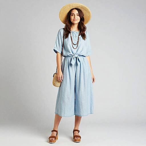 Ivy's Breezy Chambray Summer Outfit