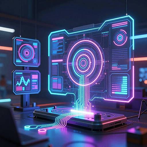 Futuristic AI Cyberpunk Image Generator