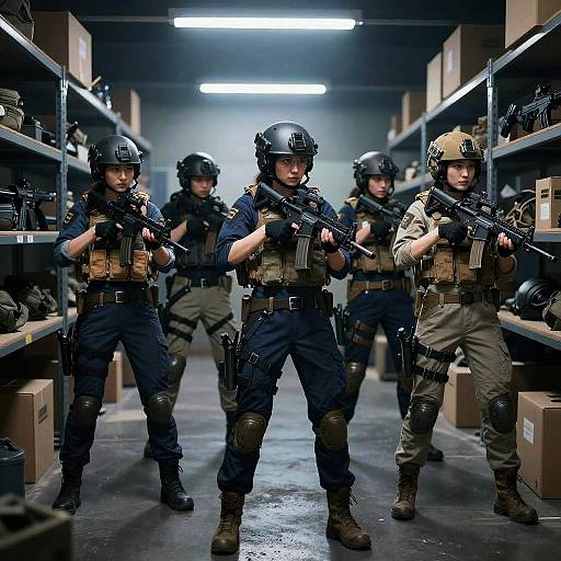 Rainbow Six Siege Girls Tactical Team