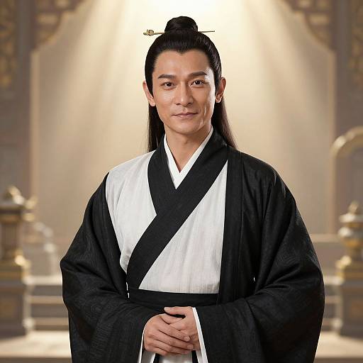 Portrait of Taoist Priest in Robes