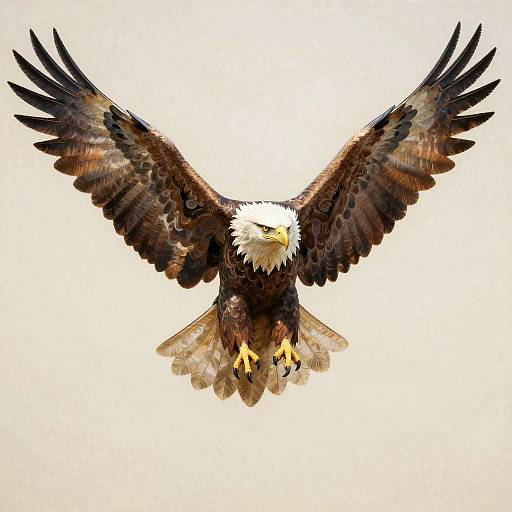 Majestic Eagle Portrait in Artistic Styles