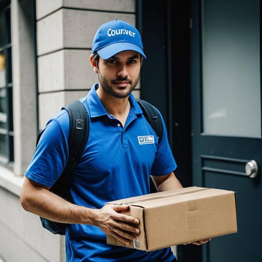 Courier Costume: Blue Cap and Shirt