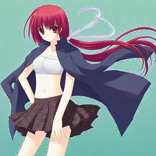 Illustration of Musujime awaki, toaru majutsu no index in the style of Nishimata aoi