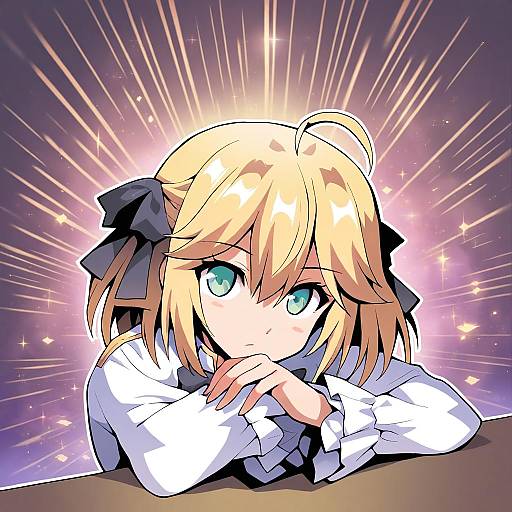 Illustration of Anisphia wynn palettia, tensei oujo to tensai reijou no mahou kakumei in the style of Kurogarasu