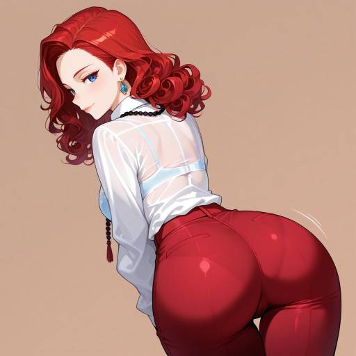 Charming Cowboy Shot of a Slender Woman Charming Cowboy Shot of a Slender Woman