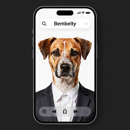 Futuristic Dog-Human Portrait App