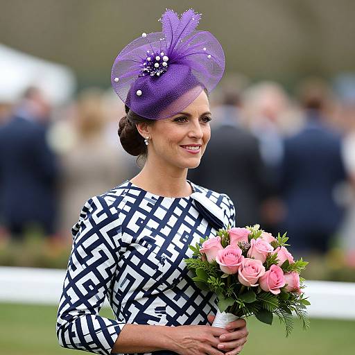 Elegant Spring Racing Outfit