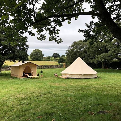 Glamping Holidays in Norfolk Meadows