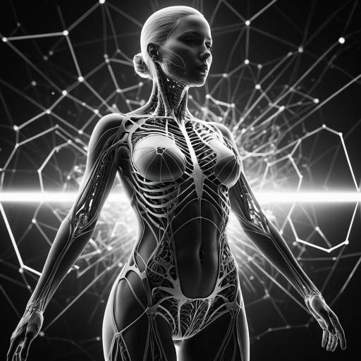 3D Artistic Female Anatomy with Transparent Skin