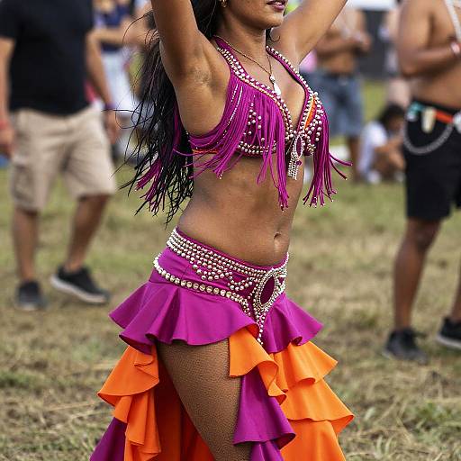 Vivid Festival Belly Dancer Outfit