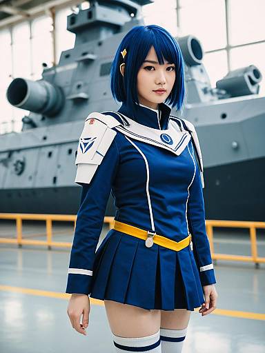 Lifestyle costume photo of Ha-class destroyer. Cosplay clothes