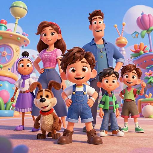 AI-Generated Pixar-Inspired Movie Posters