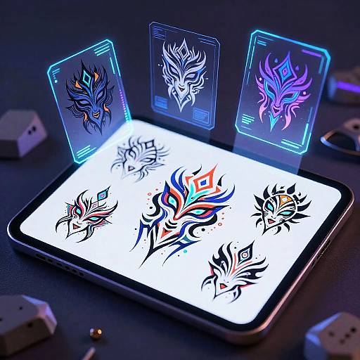 Futuristic AI Tattoo Idea Generator