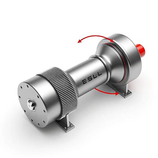 3D Tesla Motor Electromagnetic Diagram