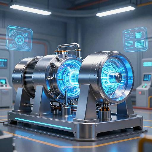 Futuristic Power Plant Generator