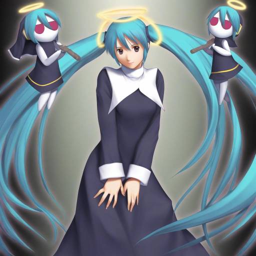 Illustration of Aimaina, vocaloid in the style of Saigado