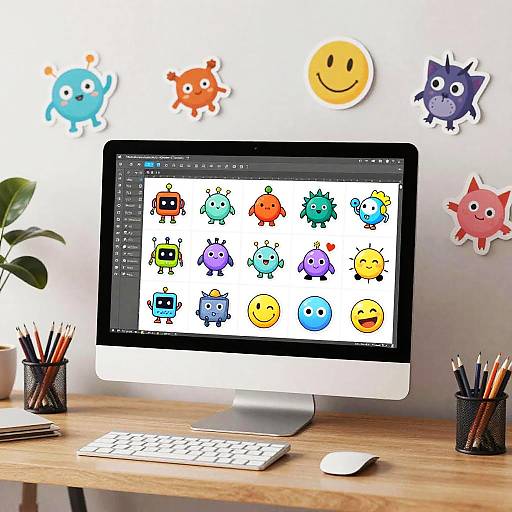 AI-Powered Creative Sticker Workspace