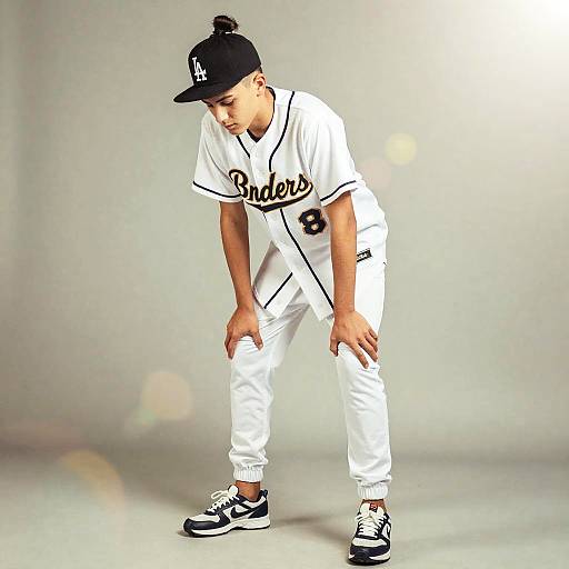Teenage Boy Retro Baseball Street Style