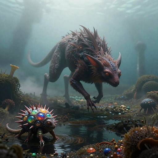 Vaporwave Glumboodle: Misty Primordial Hunt