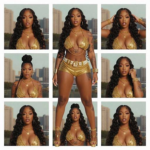 Megan Thee Stallion Inspired Album Cover Collage