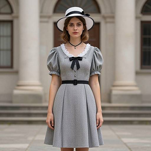 Vintage Woman in Elegant Costume