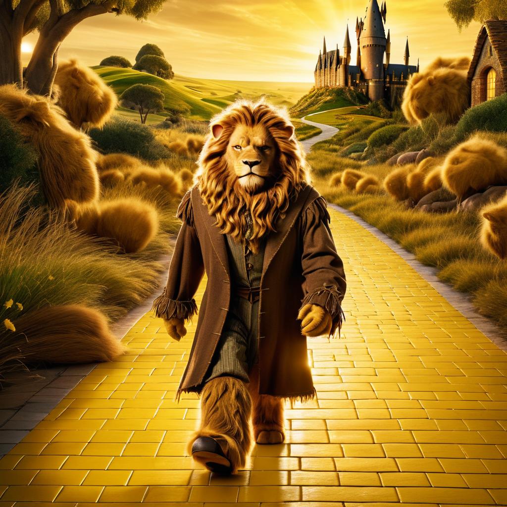 Harry Potter Reimagined as the Cowardly Lion