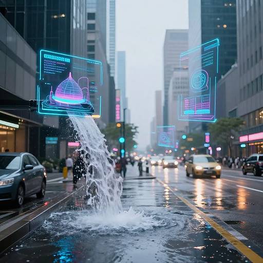 Blended Cityscape: Physical & Virtual