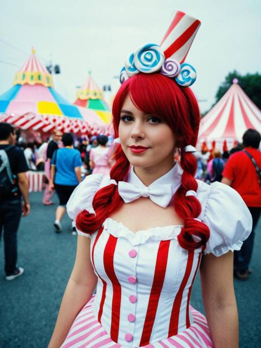 Cosplay Festival Candid: Candyland Woman