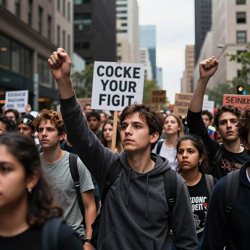 Realistic Neoplasticism Urban Protest Collage